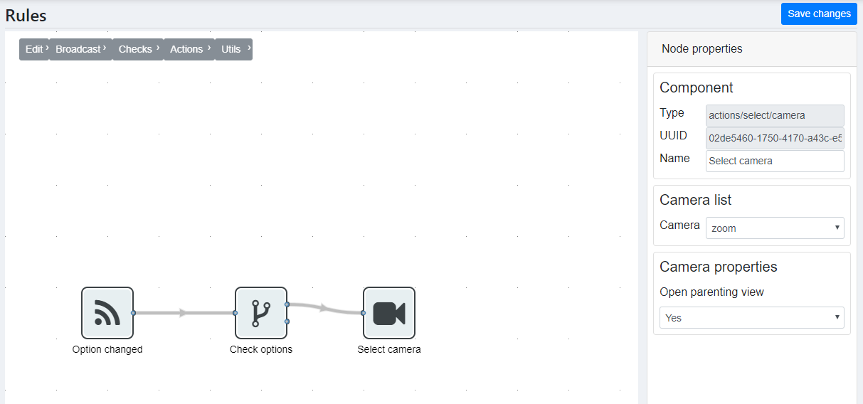 Multiple Cameras Knowledge Base Expivi